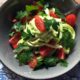 zoodles courgetti avocado pesto
