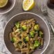 spelt pasta with broccoli and lemon