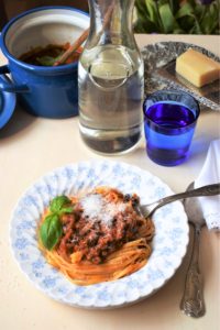 Vegetarian vegan bolognese