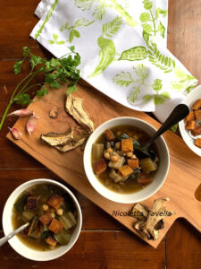 zimin chard and chickpea soup