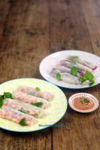Mediterranean spring rolls