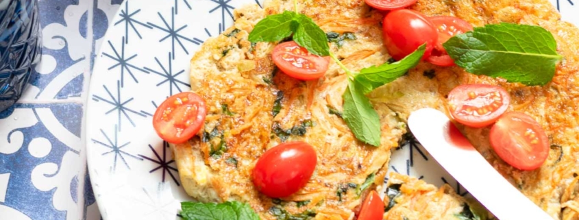 no waste vegetarian frittata