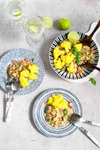 Quinoa salad with vegetables
